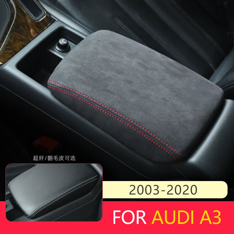 For Audi A3 8P Accessories 2003-2012 2013-2016 2017-2019 2020 8V S3 Interior Protective Cover For Car Center Console Armrest Box