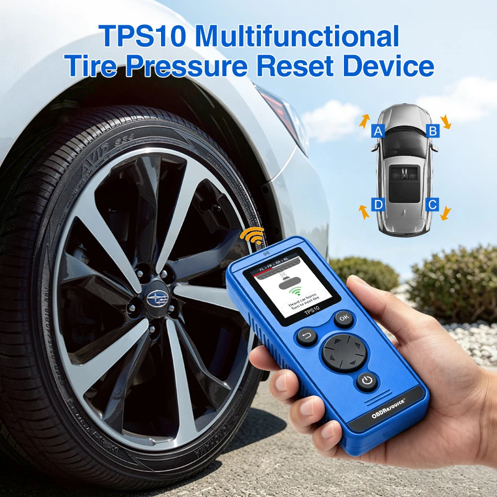 Car Tire Pressure Monitoring System Universal TPS10 Relearn Tool TPMS Reset Tool for Most Car Models