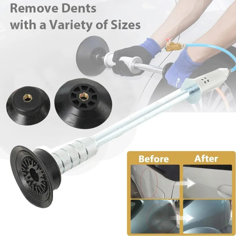 Air Pneumatic Dent Puller Car Auto Body Repair Suction Cup Slide Tool Hammer Kit Auto Body Dent Remover