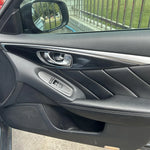 Carbon Fiber Interior Decal Sticker Set for Infiniti Q50 2015-2020 | Central Control lifestyle view