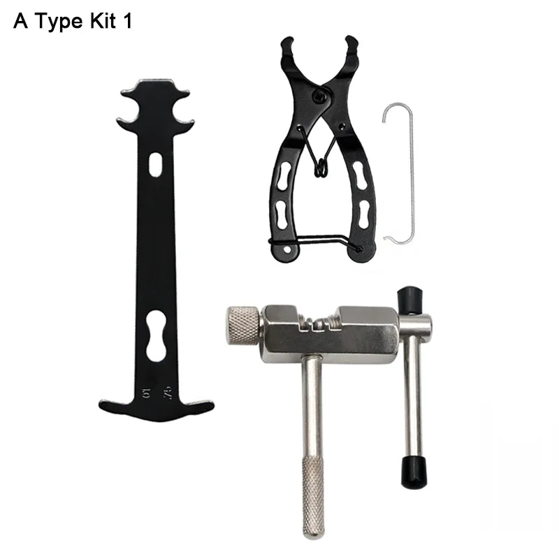 Bicycle Repair Tool Set Chain Wear Checker 6/7/8/9/10/11 Speed Joint Magic Buckle MTB alternate view