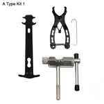 Bicycle Repair Tool Set Chain Wear Checker 6/7/8/9/10/11 Speed Joint Magic Buckle MTB close-up view
