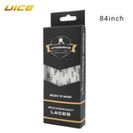 UICE Ice Hockey Shoelaces Box-Packed Ice Hockey Skate Laces 84/96/108/120in Dual Layer close-up view