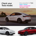 TESMAYX Car Trunk Side Storage Box for Tesla Model Y Juniper 2025 | Flocking TPE Mat alternate view