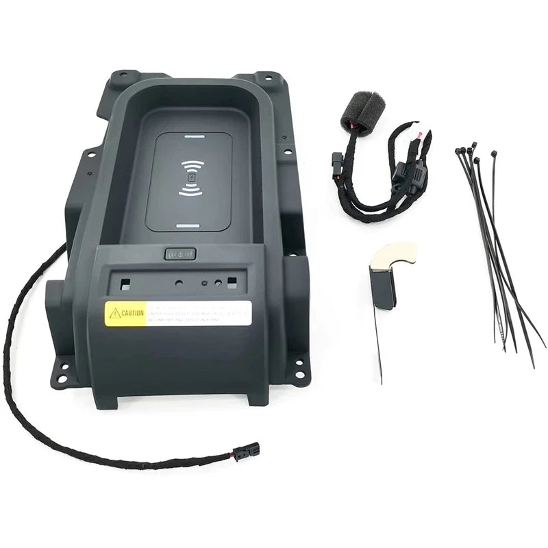 Center Console Wireless Charger Tray Assembly & Harness 00016-34506 For 2014-2020 Toyota Tundra 0001634506