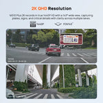 70mai M310 Plus 2K 1440P Dash Cam 143°FOV f/1.55 Large Aperture Smart Voice Control 24H detail view