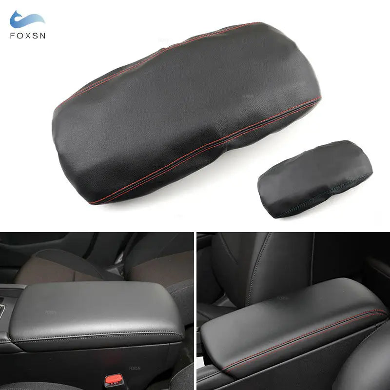 For Mazda 3 2019 2020 2021 Car Interior Center Console Control Armrest Box Pad Cover Microfiber Leather Protection Accessories