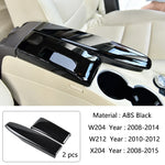 Accessories for Mercedes Benz Class C E W204 W212 GLK X204 Car Styling Armrest Box Adhesive Panel Cover Embellishment
