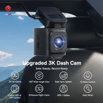 Baseus 3K Dash Cam VD1 Front and Rear Cam HD Built-in GPS Galileo Supercapacitor Car alternate view