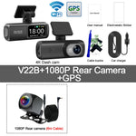 4K WiFi Dash Cam | Dual Lens, GPS, 24H Parking Monitor additional angle