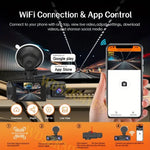WiFi Dash Cam for Car | 1080P Video Recorder HD Front Rear View close-up view