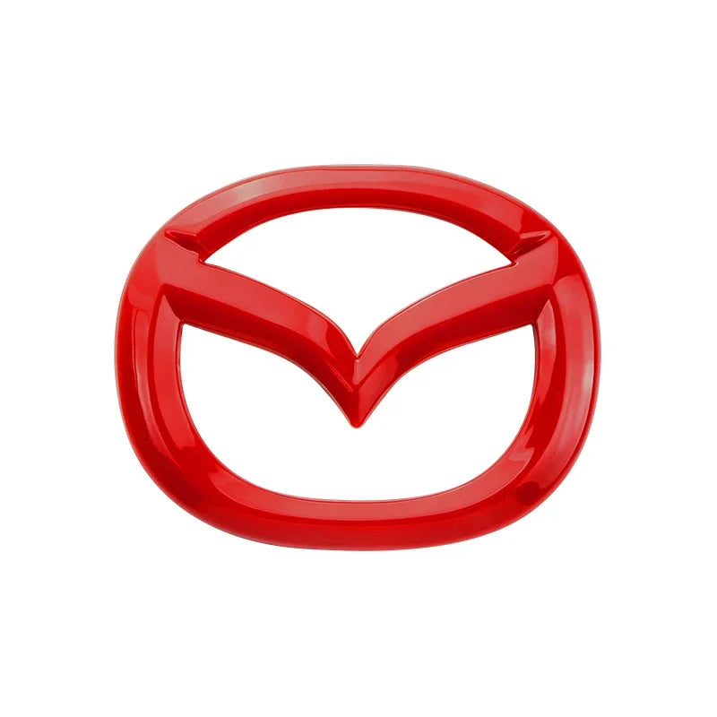Mazda Steering Wheel Center Sticker – ABS Emblem for CX-4, CX-5, Atenza, Axela