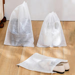 10pcs Shoes Storage Bag Closet Organizer Non-woven Travel Portable Bag Waterproof Pocket detail view
