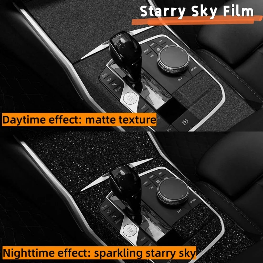 For Mazda CX5 CX-5 Starry Sky Film Interior Modification Central Control Instrument Sc close-up view