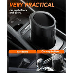 Car Trash Can (with Lid) Auto Dust Organizer with Garbage Bags Small Car Trash Bin Ca alternate view