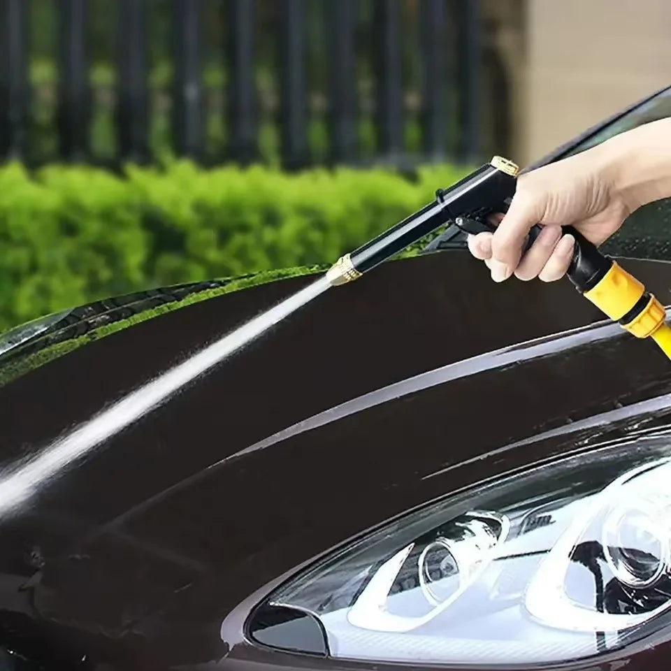 High-Pressure Multifunctional Garden Water Gun | Car Washing and Rinse Booster close-up view