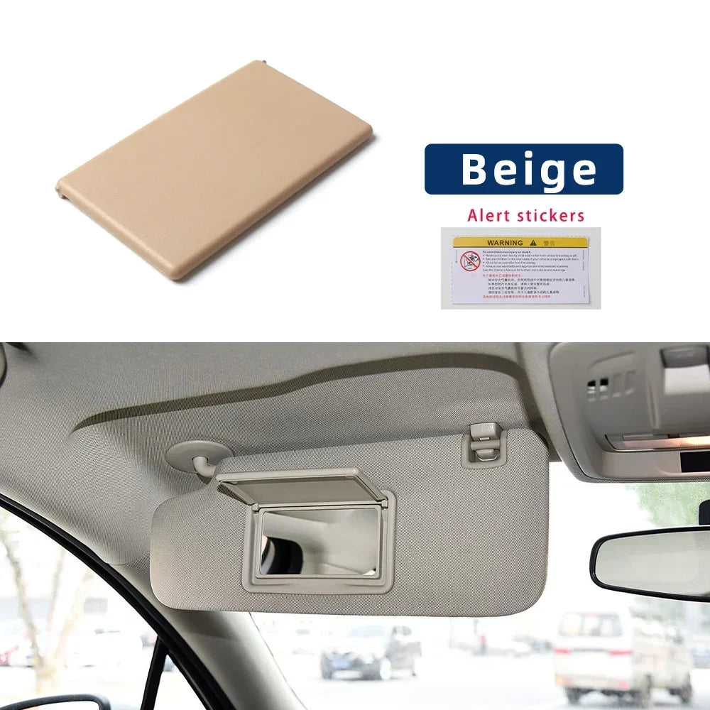 Car Sun visor without Light Mirror Cover Vanity Mirror Decorative Cover For Chevrolet Malibu XL Malibu Buick Excelle GX GT