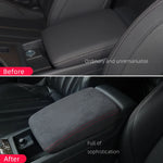 Central Control Armrest Box Suede Pprotective Cover For Audi A3 8Y Accessories 2021 2022 2023 2024 2025  Audi S3 8Y and RS 3 8Y