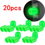 Luminous Tire Valve Caps 6 Colors Car Motorcycle Glowing Valve Cover Car Tire Wheel Hub detail view