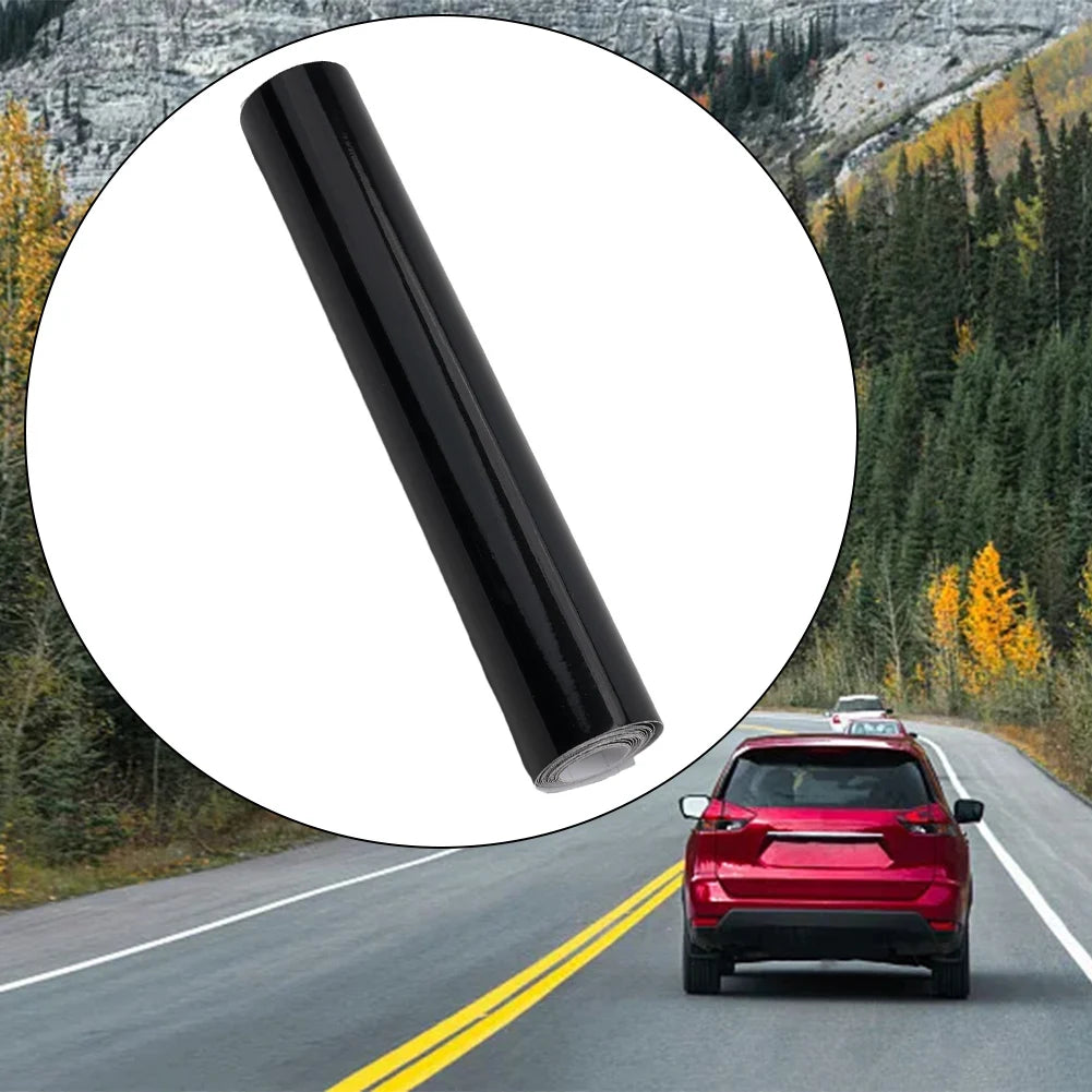 Universal Sunshade Matts Black Sun Strip Visors | UV-Blocking Vinyl Windshield Strip lifestyle view