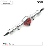 MN Series 82 82S Off-road Vehicle Parts - Metal Upgrade Accessories: Front and Rear Axles, Transmission Shaft, Tie Rods, Frame