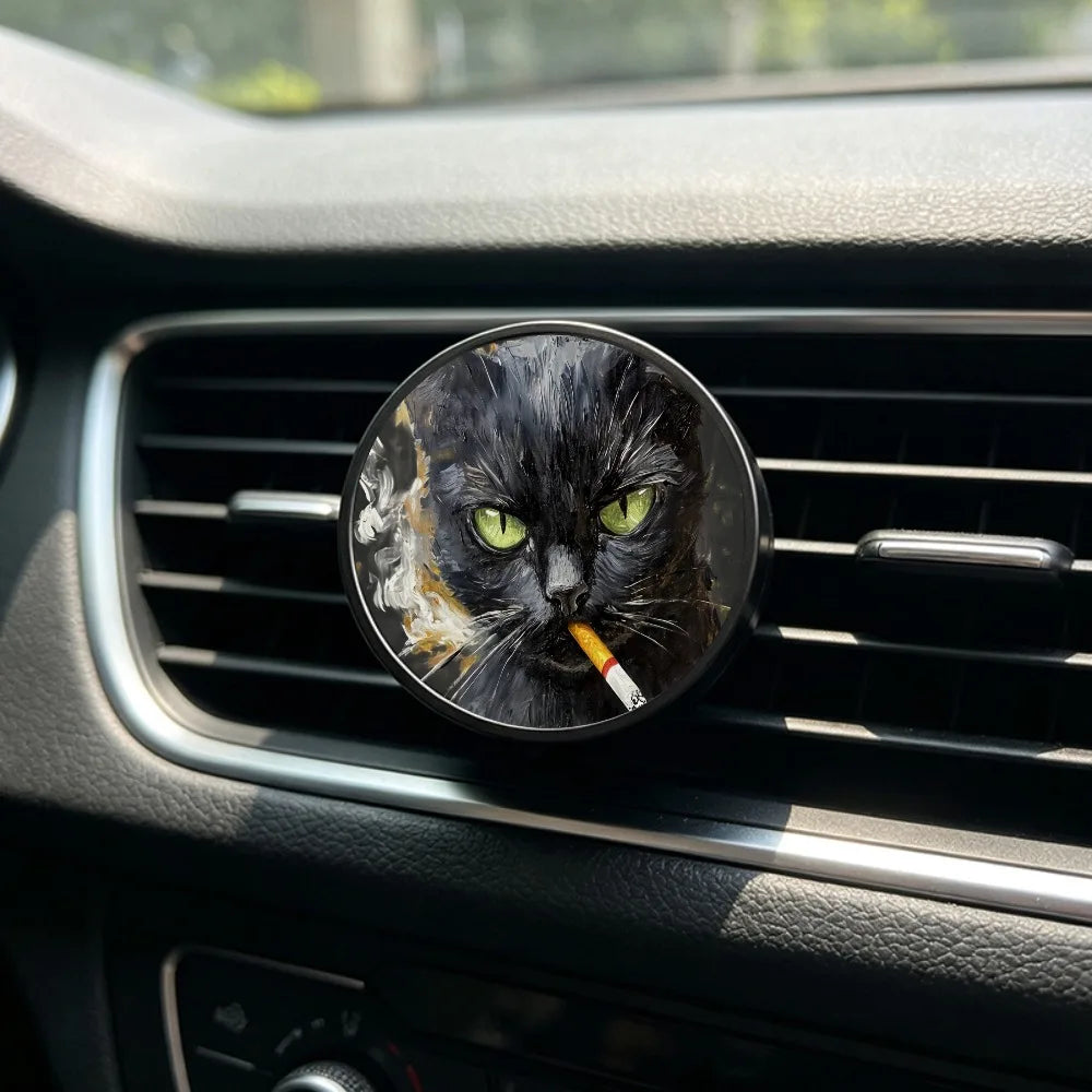 Cartoon Animal Pattern Car Vent Aromatherapy Diffuser, Cute Design, Lavender Fragrance, Car Decor Gift