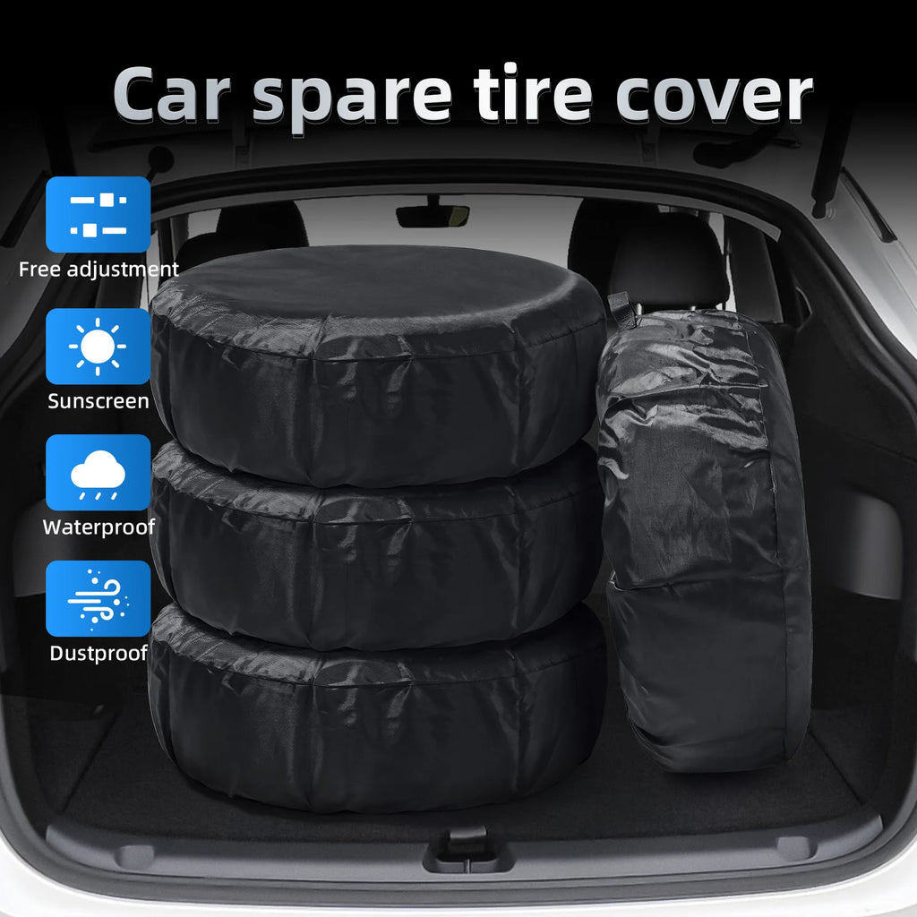 Spare Tire Cover Case | Waterproof Wheel Storage Bag for Vehicle Protection detail view