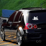 Cartoon Cat Vinyl Stickers Waterproof Decals for Car Truck Bumper Motorcycle Helmet - Sc detail view