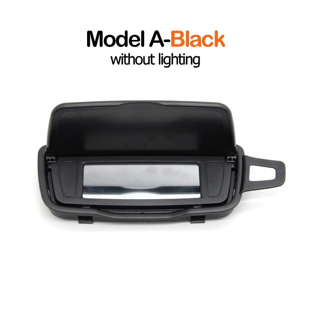 1PC Car Left Right Makeup Vanity Sun Visor Mirror Assembly For Porsche Boxster Cayman 981 982 Carrera 911 Traga GT3 991 992
