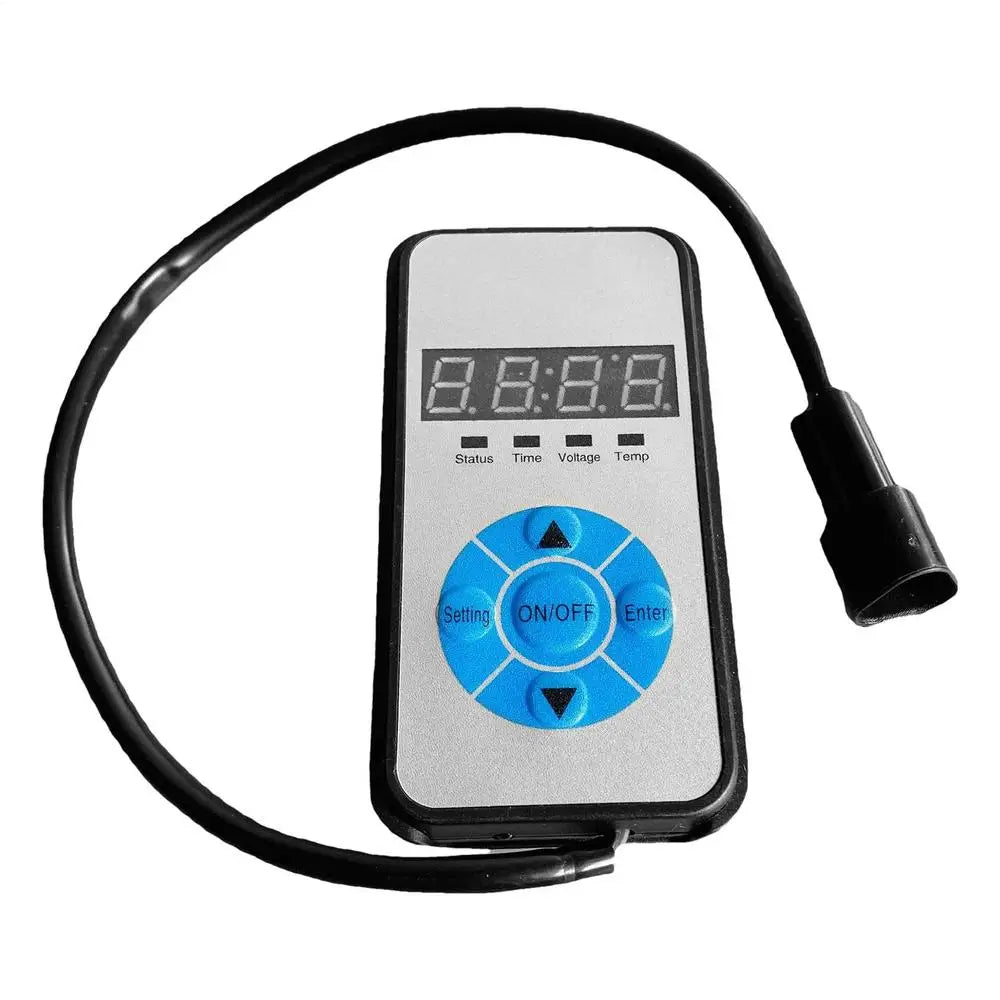 For Remote Control Parking Heater Control With LCD Display Multipurpose Car Parking Heater Controller Black Controller With