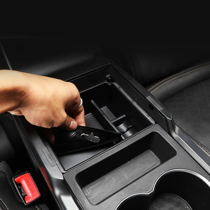 Vtear Central Control Armrest Storage Box Accessories Car Decoration Interior Detai additional angle