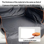 SUV Cargo Liner - Waterproof Trunk Seat Cover for Back Cargo Area, Universal Fit additional angle