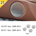 Car Styling For BMW X5 X6 E70 E71 Console Gearshift Frame Decorative Trim Strips Stai lifestyle view