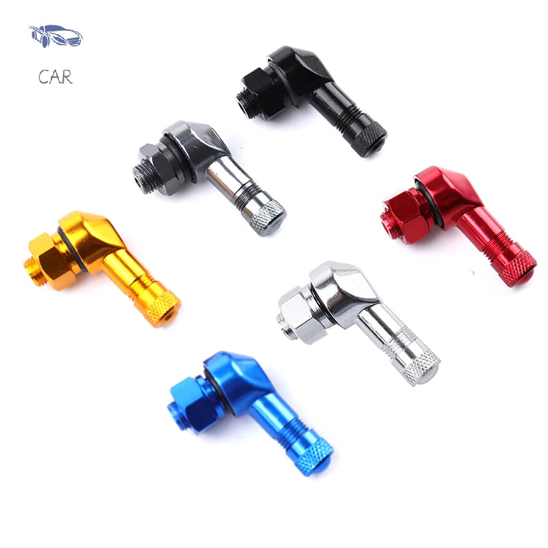 1Pc Metal Valve Elbow 90 Degree Angle Motorcycle Tire Valve Stem | Durable Aluminum Alloy Tire Acces