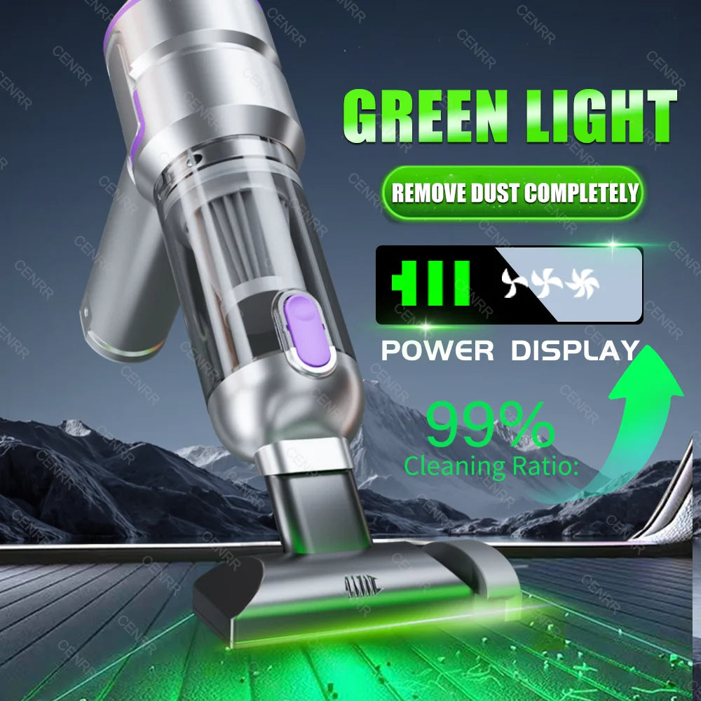 998000PA Mini Car Vacuum Cleaner | Cordless Handheld Blower for Car and Home lifestyle view