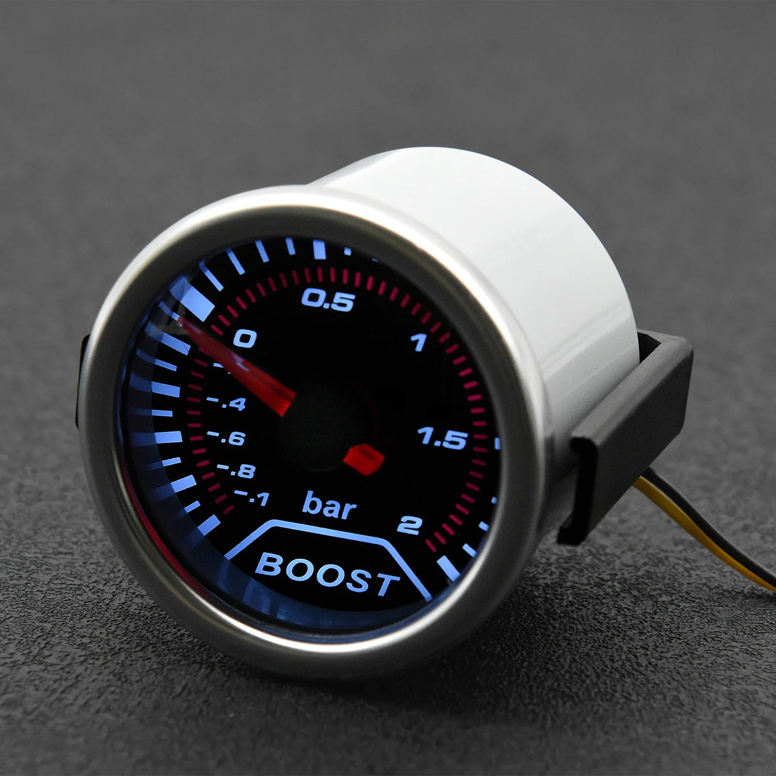 52mm 8-in-1 Car Gauge Set | Water Temp Oil Temp Oil Pressure Voltmeter Vacuum Tachometer detail view