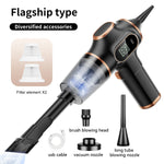 Portable Wireless Car Vacuum | 95000PA Powerful Handheld Cleaner for Home and Auto detail view