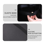Car Center Console Protector Cover Upgraded Armrest Box Cushion Arm Rest Mat with Side Storage Pocket PU Leather Car Accessories