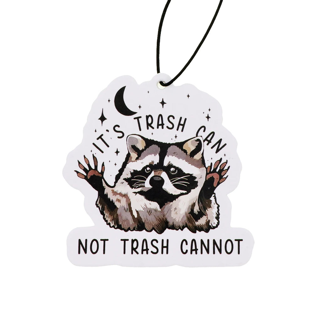 Raccoon Quotes Fragrant Paper Car Air Freshener | Solid Perfume Hanging for Home and lifestyle view