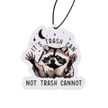 Raccoon Quotes Fragrant Paper Car Air Freshener | Solid Perfume Hanging for Home and lifestyle view