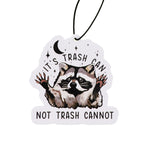 Raccoon Quotes Fragrant Paper Car Air Freshener | Solid Perfume Hanging for Home and lifestyle view