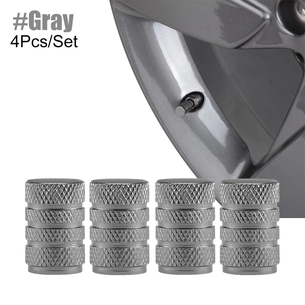 Aluminum Tire Valve Caps | Dustproof Universal Stem Covers for Cars, Bikes, Trucks, M lifestyle view