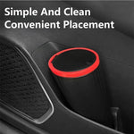 Mini Car Trash Bin Auto Dust Organizer close-up view
