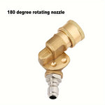 High Pressure Car Wash Gun | 5-Speed Adjustable Brass Adapter with 7 Color Nozzles alternate view