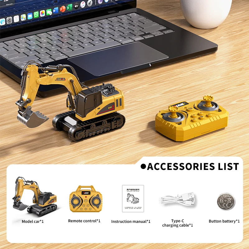 1:64 Remote Control Crane And Forklift Toy Car detail view