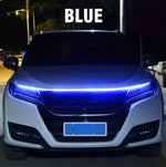 1pc Dynamic meteor Led Car Hood Lights Strip Universal Engine Hood Guide Decorative L alternate view