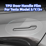 For Tesla Model 3 Y Juniper 2021-2025 Inverted Door Handle Scratch Protector | TPU Paint detail view
