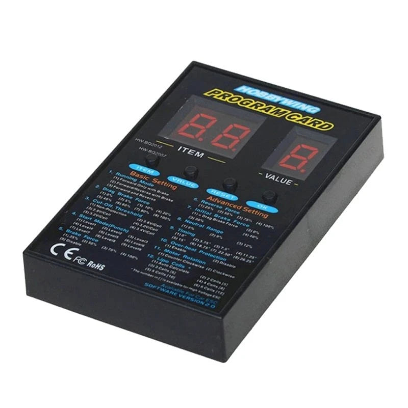 Hobbywing LED Program Box 120A for XERUN EZRUN Brushless ESC detail view