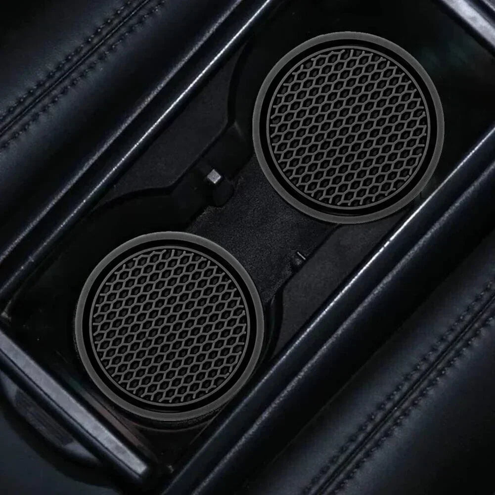 New Car Cup Holder Anti-Slip Silicone Insert Coaster Mat Universal Car Accessories Bl lifestyle view
