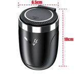 Car Ashtray With LED Light Alloy Cup
